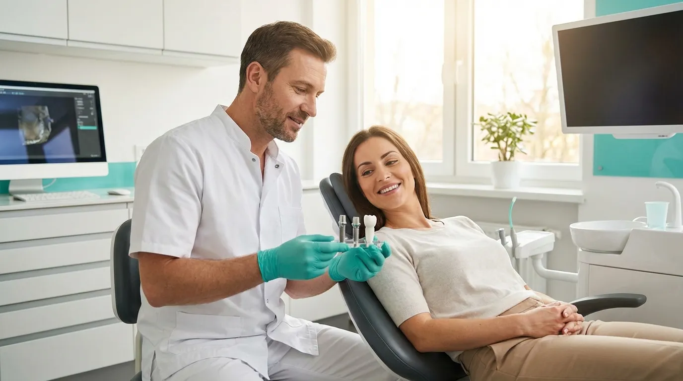 Zahnimplantat: Titan oder Keramik?